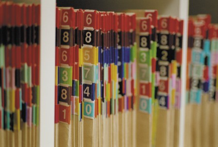 Shelves of Medical Records